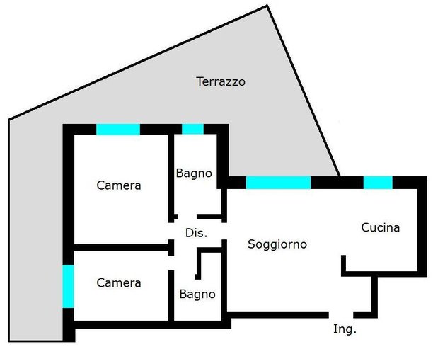 Trilocale Gorgonzola