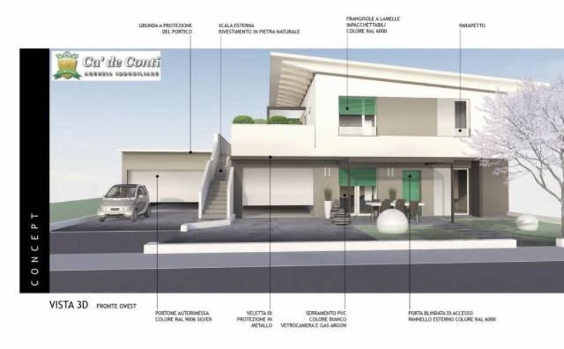 Nuova villa tutta su unico piano con solarium di 70 mq Bolgare