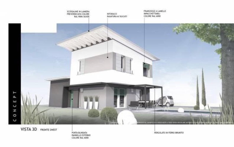 Certificata PASSIVHAUS, Villa Singola nuova pronta consegna Grumello del Monte