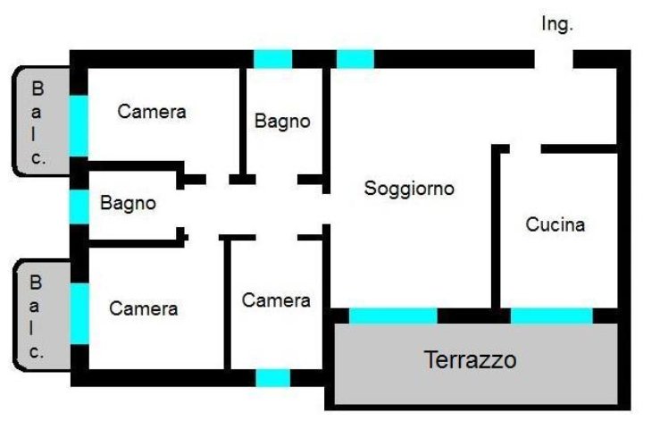 Quadrilocale Gessate