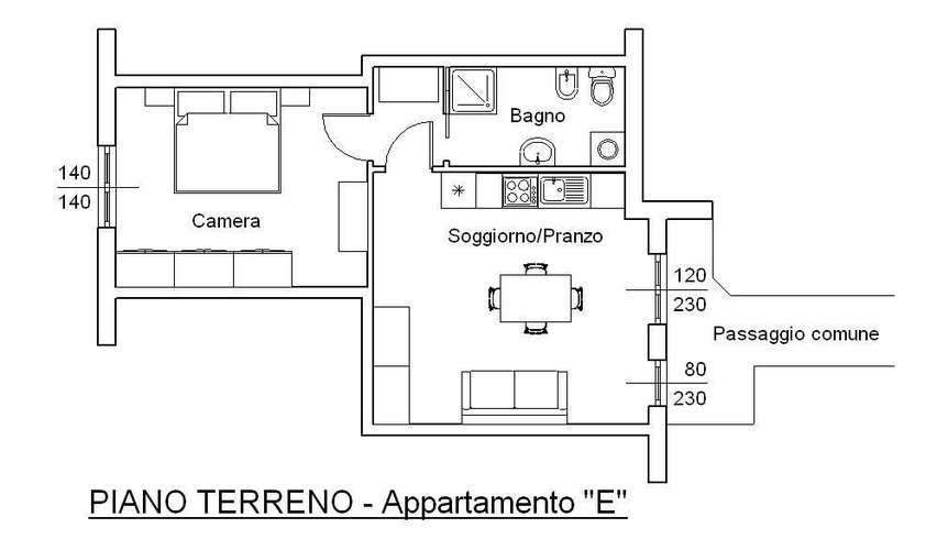 Golasecca (VA)  Appartamento bilocale completamente arredato posto al piano terreno Golasecca