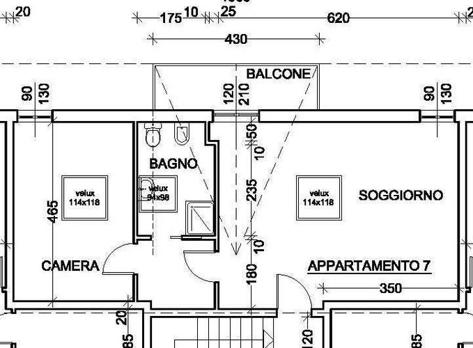 Sesto Calende (VA) - Bilocale mansardato Sesto calende