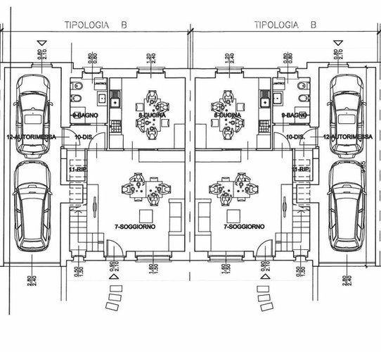Ispra (VA) - Ville a schiera Ispra