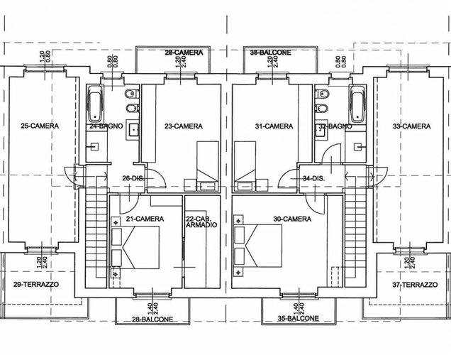 Ispra (VA) - Ville a schiera Ispra