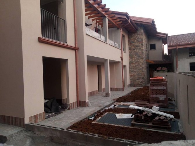 trilocale con giardino in zona esclusiva Vaprio d'Adda