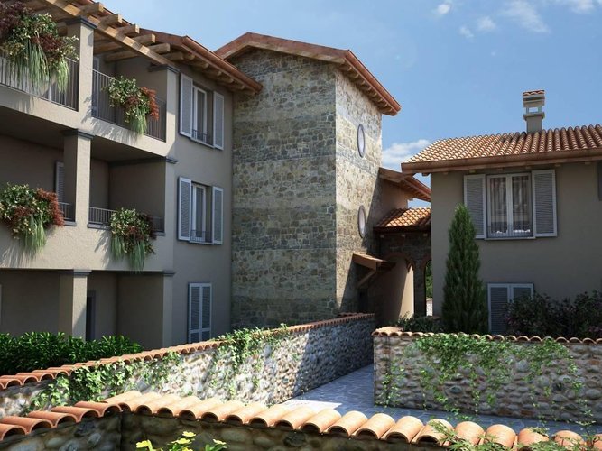 trilocale con giardino in zona esclusiva Vaprio d'Adda