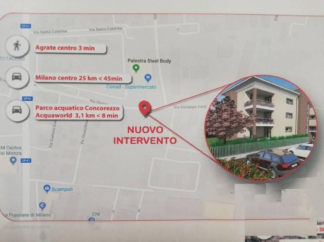 4 LOCALI 344MQ GIARDINO Agrate Brianza