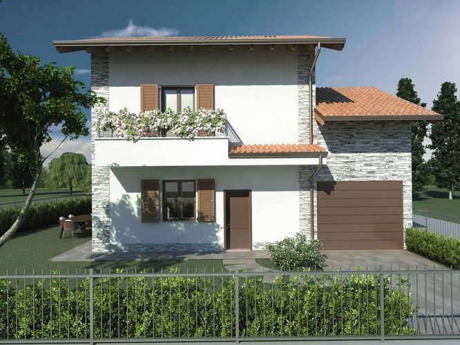 PRENOTIAMO VILLE SINGOLE BIFAMIGLIARI CON GIARDINO Cambiago