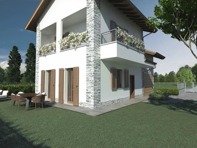 PRENOTIAMO VILLE SINGOLE BIFAMIGLIARI CON GIARDINO Cambiago