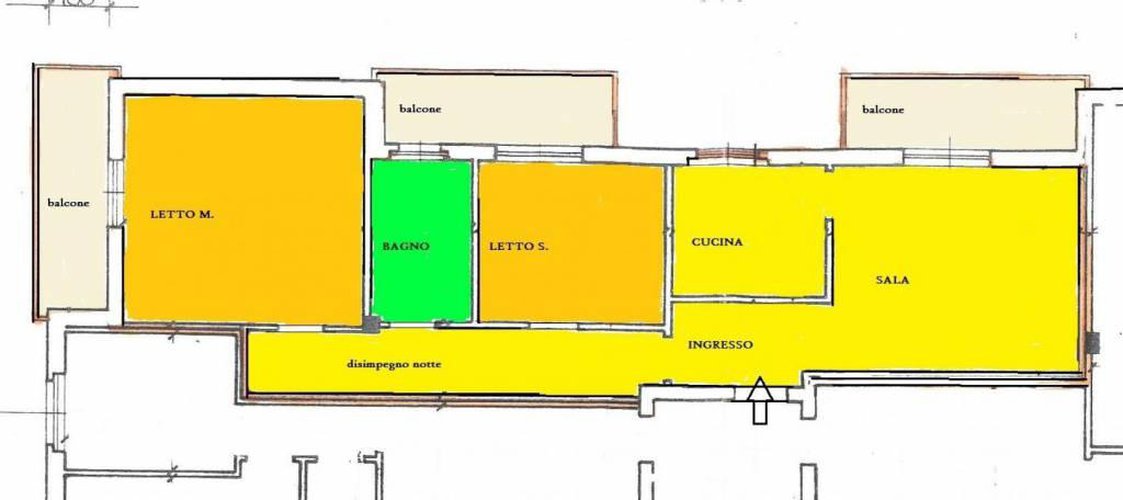 Trilocale Gacito-pieve delmona