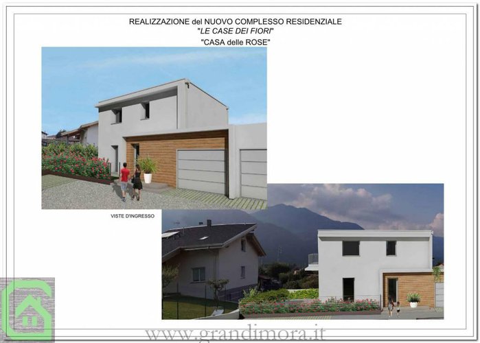 villa singola classe A+ giardino box posto auto Pian camuno