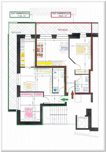 bilocale grande contesto lusso Bergamo