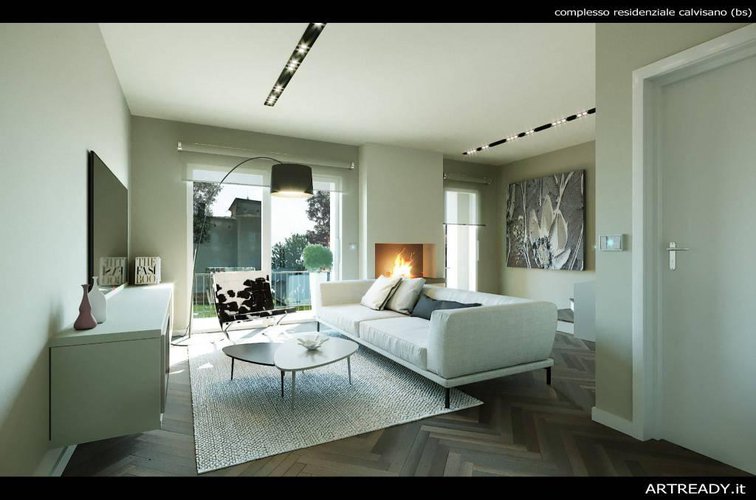 porzione terra cielo con vista su palazzo storicho Calvisano