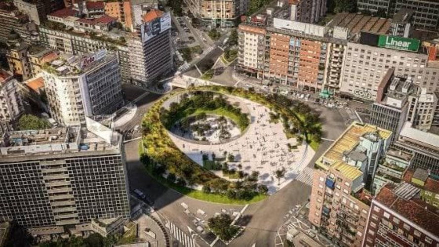 NEGOZIO P.LE LORETO CON CANNA FUMARIA 280MQ. 7 VETRINE