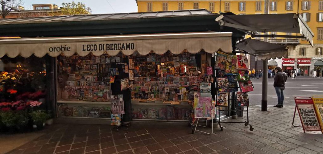 Attività di Edicola Centro Bergamo Zona Porta Nuova Bergamo
