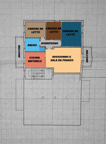 Verdellino ampio 4 locali con box e cantina Verdellino