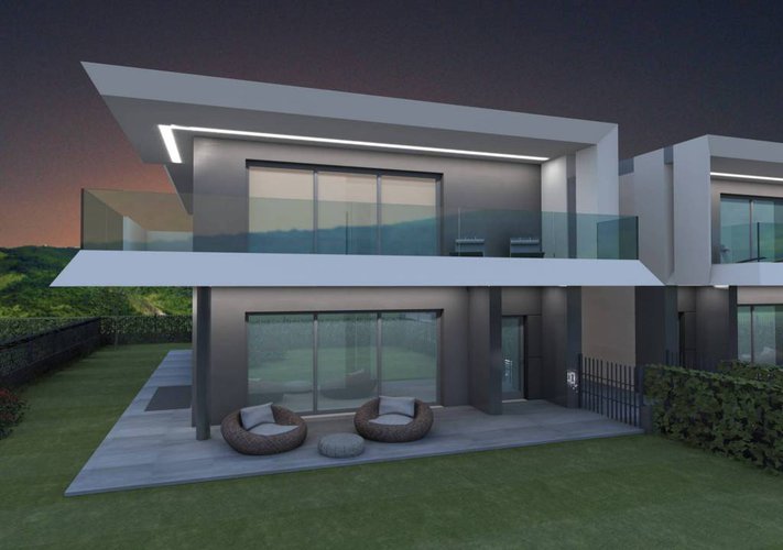 NUOVA INIZIATIVA-QUADRILOCALE PIANO TERRA CON BOX DOPPIO Trescore Balneario