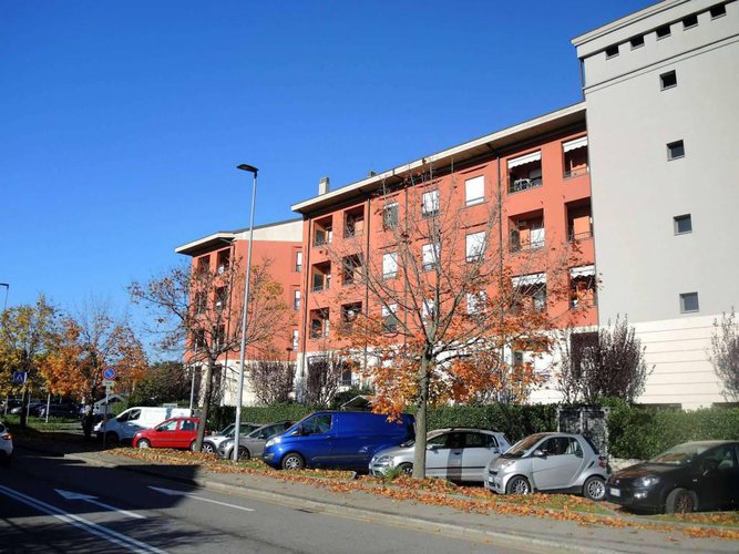 Quadrilocale con giardino e box Villaggio Sposi Bergamo