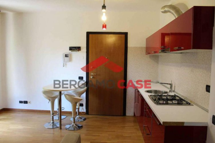 Bilocale con giardino e box Bergamo