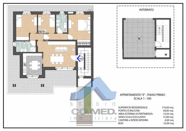 Residenziale - appartamento 4 locali € 305.000 T4519 Grassobbio
