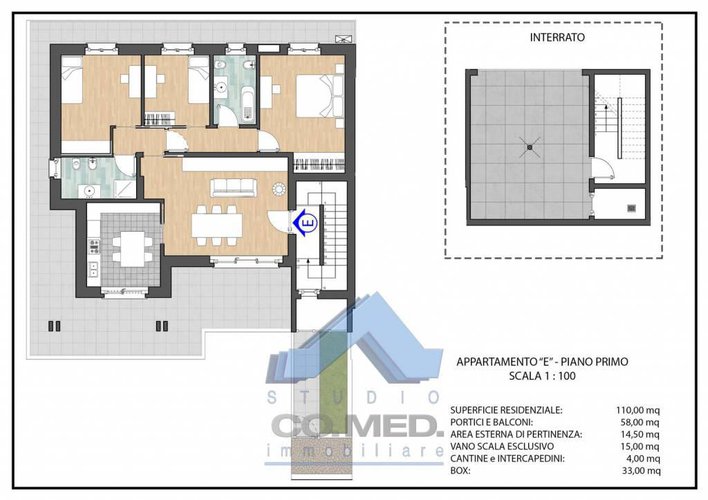 Residenziale - appartamento 4 locali € 305.000 T4519 Grassobbio