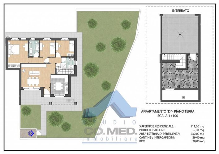 Residenziale - appartamento 3 locali € 205.000 T3910 Grassobbio