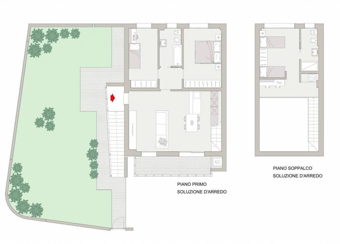 AMPIO QUADRILOCALE CON SOPPALCO Bonate Sopra