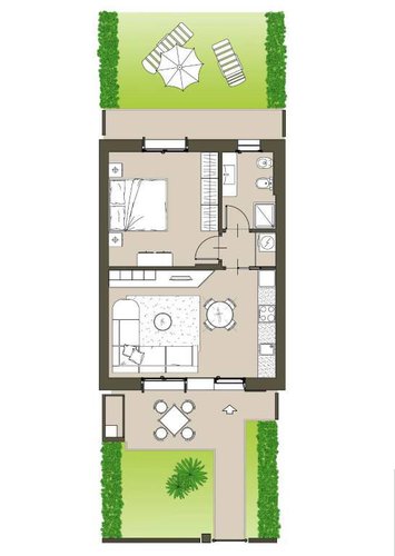 BILOCALE CON GIARDINO Zanica