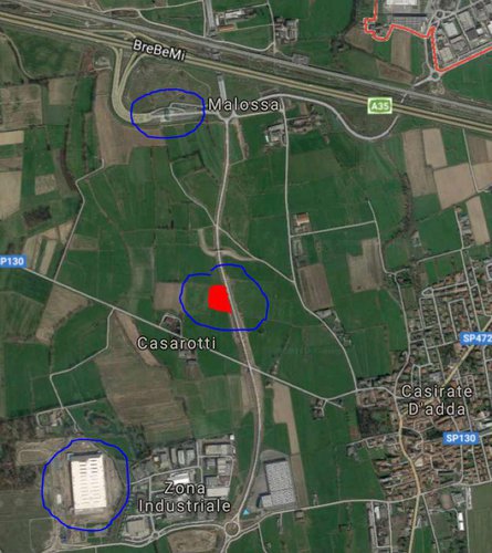 Terreno agricolo a Casirate D'Adda Casirate d'Adda