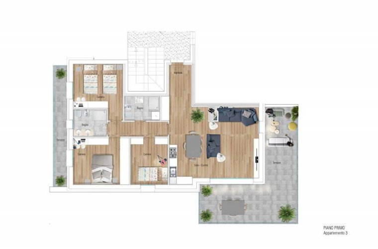 Quadrilocale in vendita Bergamo