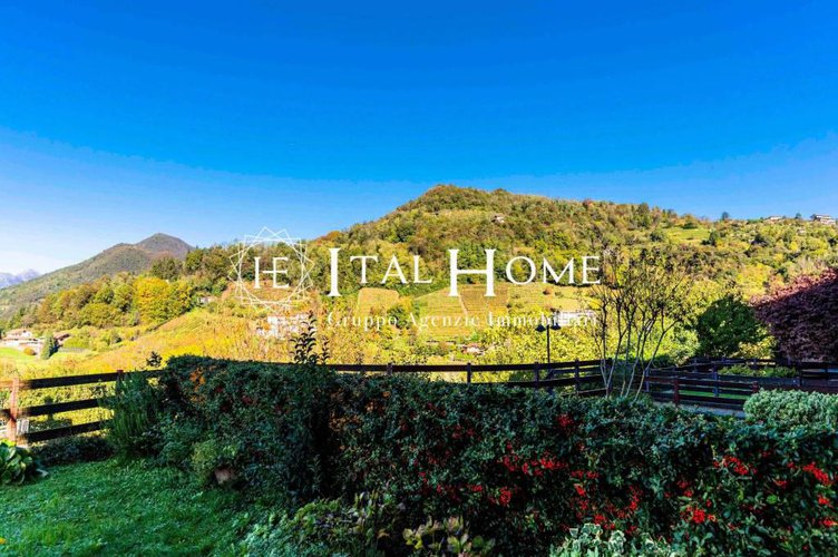 Vendesi immersa nel verde meravigliosa villa Bergamo