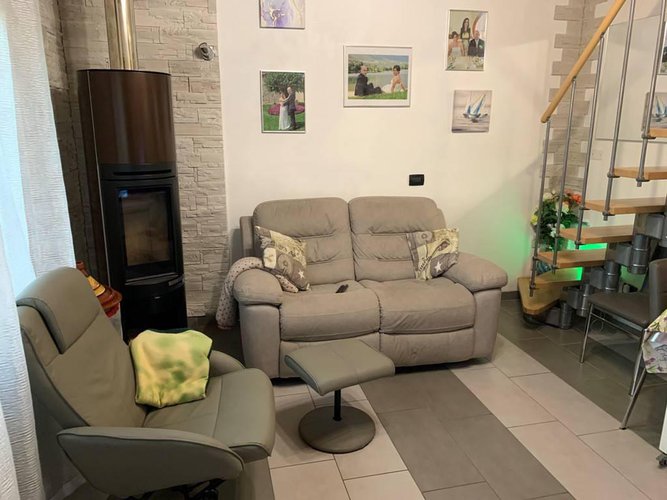 PORZIONE DI CASA CON UN MONOLOCALE, UN BILOCALE E GIARDINO Seriate