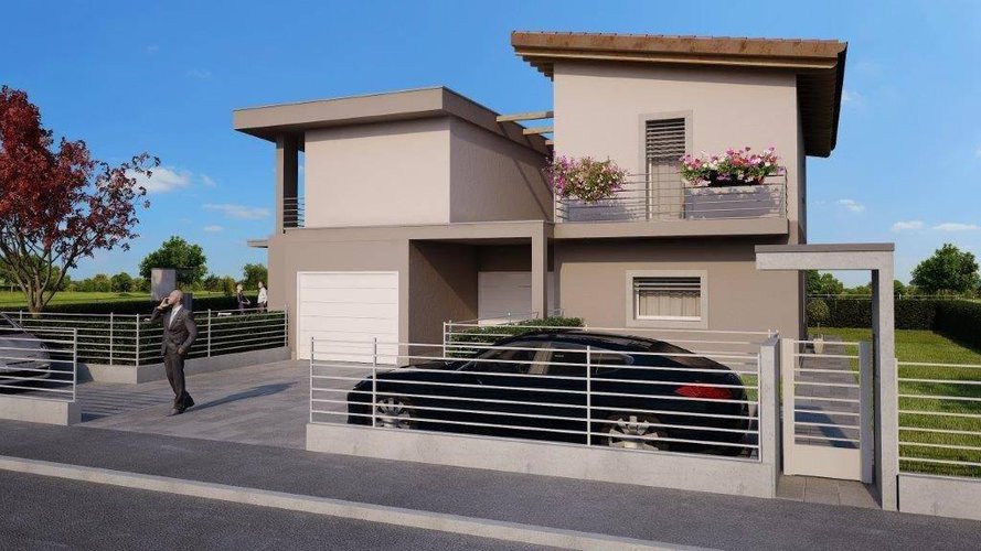 Villa in classe A con giardino di 240 mq Ghisalba