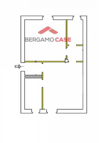 Bilocale ultimo piano zona via suardi Bergamo
