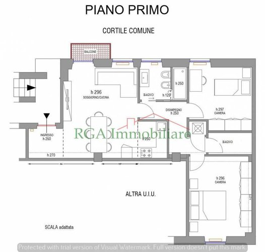 Zona Borgo S. Caterina Trilocale 95mq ristrutturato Bergamo