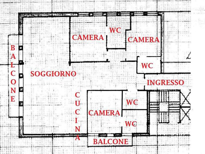 Quadrilocale 160 mq con box piano alto Bergamo