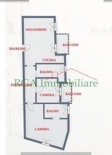 Centralissimo Trilocale 120 mq con posto auto Bergamo