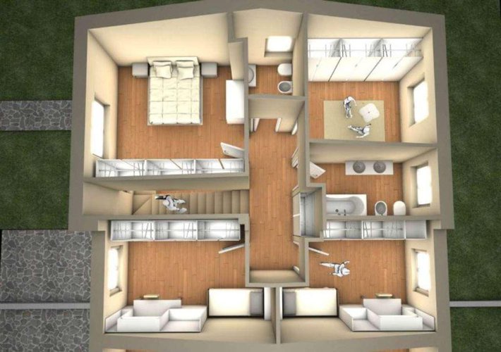 Nuova villa bifamiliare in classe energetica A a Calvenzano in zona residenziale. Calvenzano