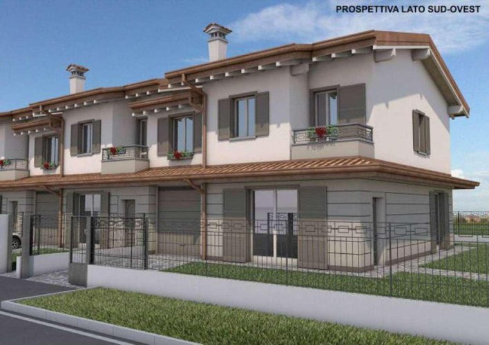 A Caravaggio nuovo intervento residenziale di n.3 ville in classe energetica A Caravaggio