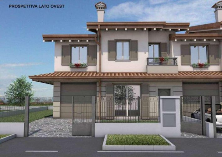 A Caravaggio nuovo intervento residenziale di n.3 ville in classe energetica A Caravaggio