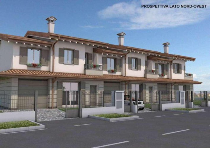 A Caravaggio nuovo intervento residenziale di n.3 ville in classe energetica A Caravaggio