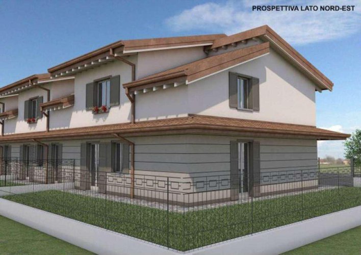 A Caravaggio nuovo intervento residenziale di n.3 ville in classe energetica A Caravaggio