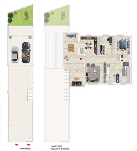 VILLA BI-SINGOLA CON AMPIO TERRAZZO Zanica