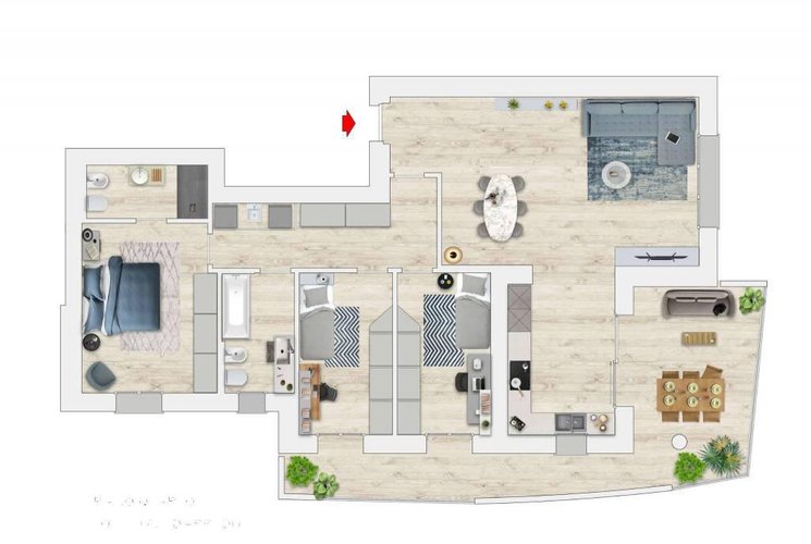 STUPENDO QUADRILOCALE DALLE AMPIE METRATURE Treviglio