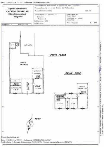 Rustico con giardino in centro paese a Fontanella Fontanella