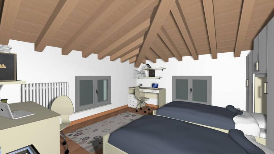 CORNA - VENDESI BELLISSIMA MANSARDA, TUTTA NUOVA