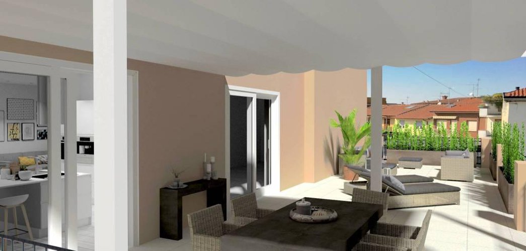 Quadrilocale con ampio terrazzo e balcone Osio Sotto