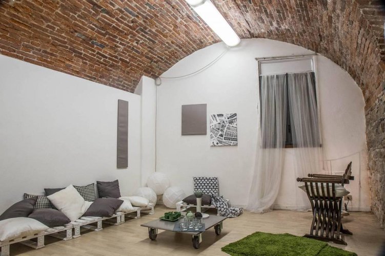 Particolare piccolo appartamento in palazzo nobiliare. Bergamo