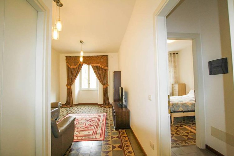 Trilocale in corte storica restaurata in Sant'Alessadro Alta Bergamo