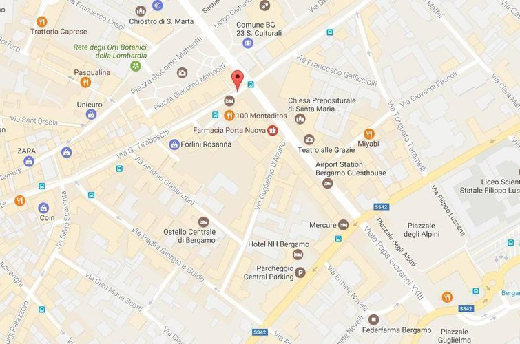 negozio doppia vetrina Bergamo